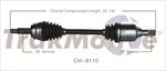 TRAKMOTIVE CH-8110 CV Axle Shaft