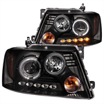 ANZO 111028 HEADLIGHT F150 PROJECTOR BLACK 04-08