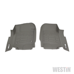 WESTIN 72-120084 SURE FIT MATS FRONT GREY S DUTY 17