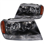 ANZO 111042 HEADLIGHT GRAND CHEROKEE CRY/BLACK02-04