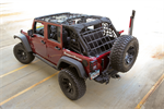 RUGGED RIDGE 13552.71 Cargo Net, Black; 07-18 Jeep Wrangler Unlimited JK