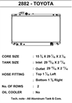 CSF 2882 Radiator