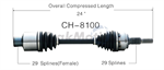 TRAKMOTIVE CH-8100 CV Axle Shaft