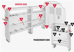 600-8442S Van Storage System Kit