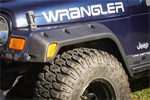 RUGGED RIDGE 11630.20 All Terrain Fender Flare Kit, 4.75 Inch, 4 Piece;