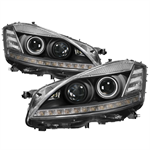 SPYDER 9937071 ( xTune )Mercedes Benz W221 S Class 07-09 LED Projector Headlight
