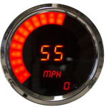 INTELLITRONIX MS9222RM LED DIGITAL SPEEDOMETER RED-CH