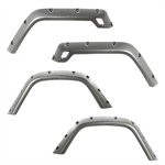 RUGGED RIDGE 11630.30 Fender Flare Kit, 4-Piece; 97-06 Jeep Wrangler TJ/