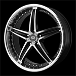 WHEEL PROS 0777512345 MR107 17X7.5 5X4.5 GBK MA