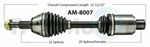 TRAKMOTIVE AM-8007 CV Axle Shaft