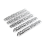 RUGGED RIDGE 13311.53 Elite Door Handle Inserts, Contrast Tread; 07-18 W