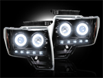 RECON 264190BKCC Headlight Assembly