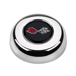 GRANT 5632 CHROME HORN BUTTON CORVETTE