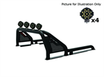 BLACK HORSE GLRB-03B-PLB Truck Bed Bar