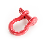 RUGGED RIDGE 11235.20 D-Ring Shackle, 3/4 inch, 9500 Lb, Red