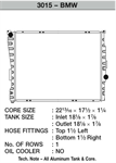 CSF 3055 Radiator