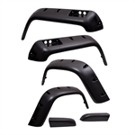 RUGGED RIDGE 11632.10 All Terrain Fender Flare Kit, 6 inch, 6 Piece; 87-