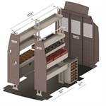 RSFMHRLS-RPSH136 Van Storage System Kit