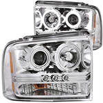 ANZO 111118 CHROME PROJECTOR HEADLIGHTS FORD 02