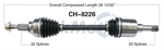 TRAKMOTIVE CH-8226 CV Axle Shaft