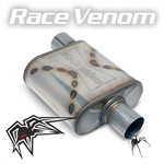 BLACK WIDOW BW0011-P Exhaust Muffler