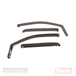 WESTIN 72-88401 SMOKE IN-CHANNEL WIND DEFLECTOR 4PC