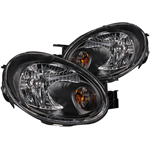 ANZO 121030 HEADLIGHT NEON CRYSTAL BLACK 03-05