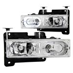 ANZO 111006 HEADLIGHT CHEVY F SIZE CLEAR 88-98