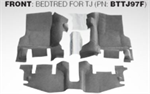 BEDRUG BTTJ97F JEEP BEDTRED 97-06 JEEP WRANGLER TJ/LJ FRONT 3PC F