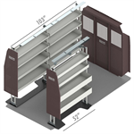 RSFMHRBA- RPSH136 Van Storage System Kit