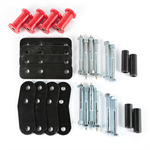 RUGGED RIDGE 18265.22 Suspension Leaf Spring Shackle Kit, Rear; 87-95 Je
