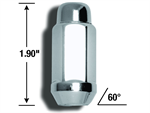 GORILLA 41148XL Lug Nuts: 14mm X 1.5 Acorn Lug Nut; box 60