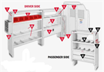 600-8443L Van Storage System Kit