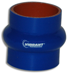 VIBRANT 2732B Silicone Hump Hose Connector: 2 1/2' diameter both