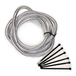 MR GASKET 4522 SPLIT LOOM 1/2'CHROME