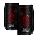 SPYDER 9037740 ( Akkon ) Toyota Pickup 89-95 Euro Style Tail Lights - Black Smok