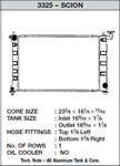 CSF 3325 Radiator