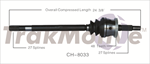 TRAKMOTIVE CH-8033 CV Axle Shaft