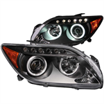 ANZO 121119 HEADLIGHT SCION TC BLACK/CLR 04-06