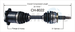 TRAKMOTIVE CH-8022 CV Axle Shaft