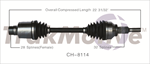 TRAKMOTIVE CH-8114 CV Axle Shaft