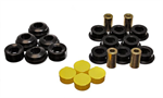 ENERGY SUSPENSION 16.3118G Rear Control Arm Bushing Set: Color Black; 2001-'0