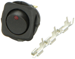 HELLA H61924001 Switch: Switch; red