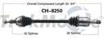 TRAKMOTIVE CH-8250 CV Axle Shaft