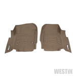 WESTIN 72-130084 SURE FIT MATS FRONT TAN S DUTY 17