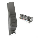 RUGGED RIDGE 17235.98 Switch Pod Kit, A-Pillar, 3 Switch, Dual USB Conne