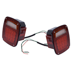 RUGGED RIDGE 12403.85 Tail Light Kit, LED; 76-06 Jeep CJ/Wrangler