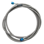 RUSSELL 658200 Hose: 4 AN 1-foot; Pre-Made Fuel Line; blue