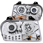 ANZO 121136 HEADLIGHT CHRYSLER 300 PROJECTOR CLR 05-08